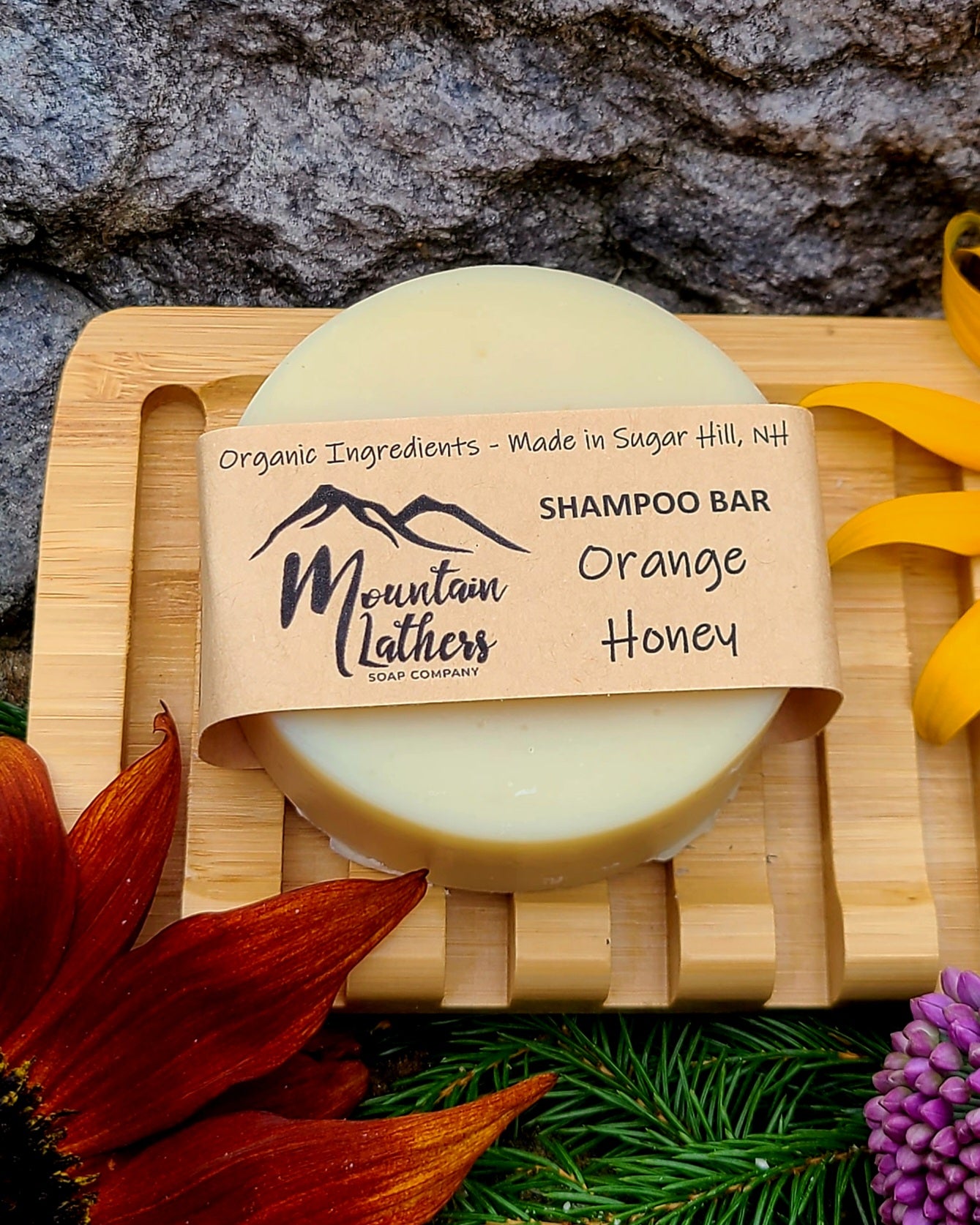 Orange Honey Shampoo Bar