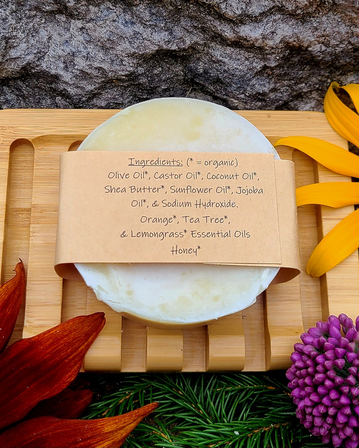 Orange Honey Shampoo Bar
