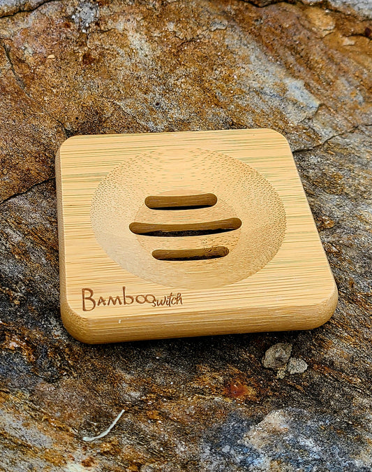 Bamboo Soap Dish - Square