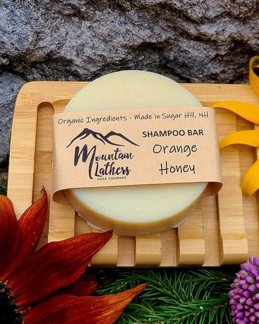 Orange Honey Shampoo Bar