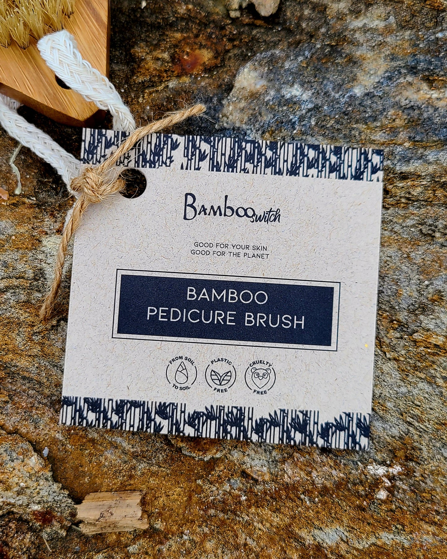 Bamboo Exfoliating Foot Pedicure Tooth