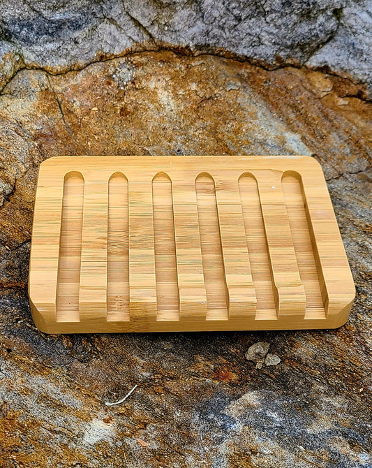 Bamboo Soap Dish - Slated