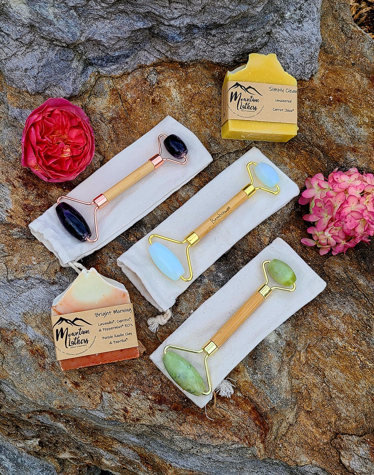 Bamboo and Stone Facial Roller